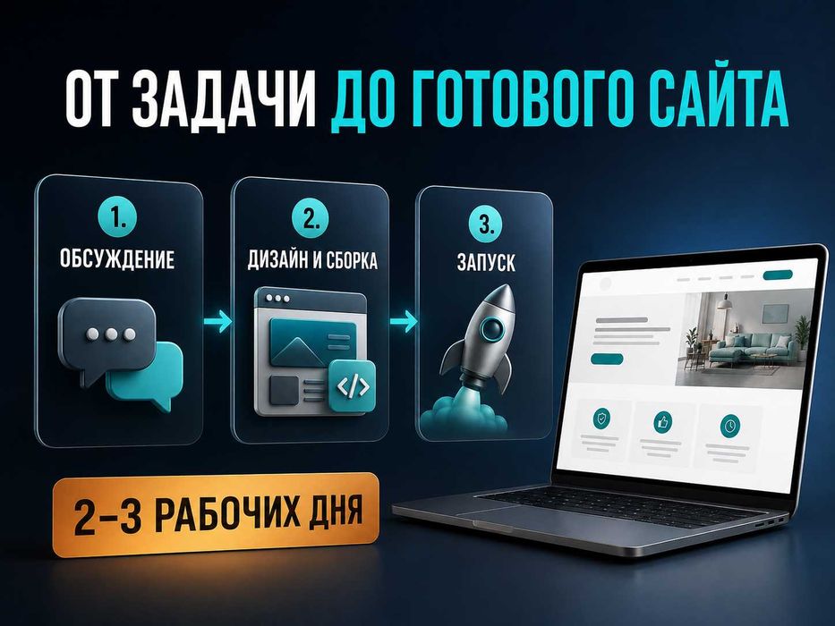 Создание сайтов | Лендинг, сайт-визитка