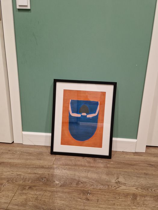 Картина с рамой, акрил