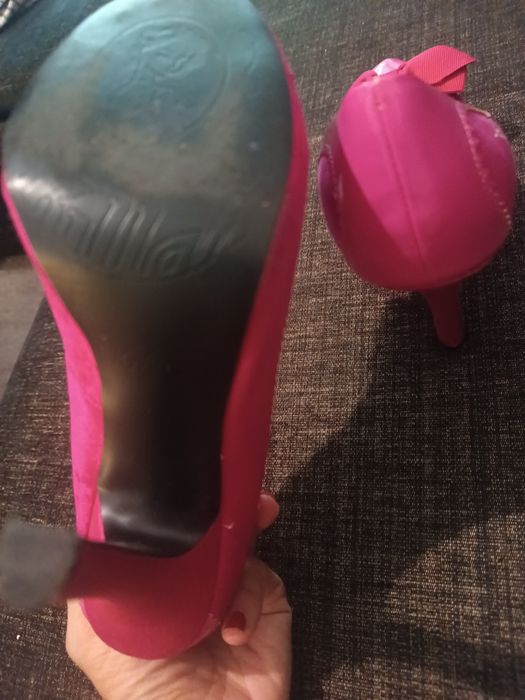 Killah цикламени обувки на токчета