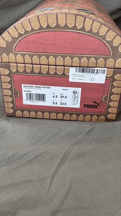 Puma x Harry Potter, размер 37.5