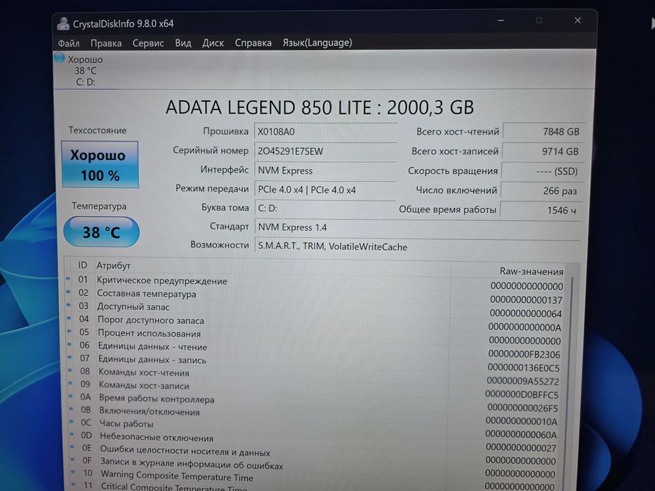 Ssd 2Tb и 1Tb m2