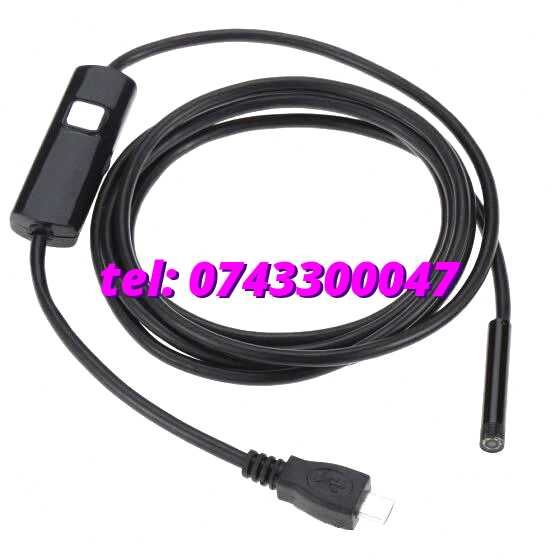 Modul Camera Inspectie Tip Endoscop 5.5Mm 2M Util Pentru Android Pentru Inspectie Video In Zone Greu Accesibile Cu Specificatii Conform Titlului