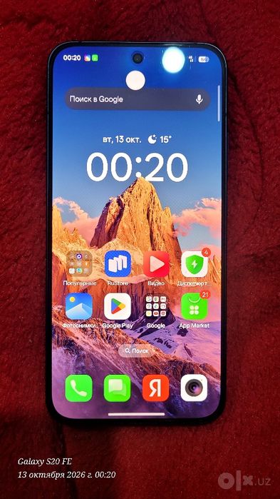 Телефон Oppo Reno 15 yangidek 10 kun ishlatilgan xolos