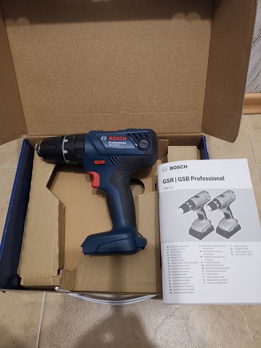 Bosch GSB 18V-21 ударно-пробивен винтоверт - чисто нов!