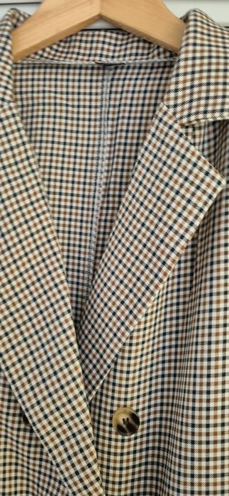 Сако/блейзър MANGO р-р L, TOM TAILOR р-р L,сако (розово), сако (кафяво) каре