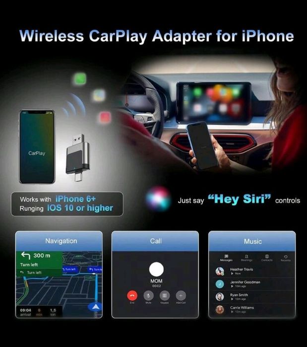 Adaptor Card Play / Android Auto /Weze/WhatsApp/Spotify/Maps /Nou.