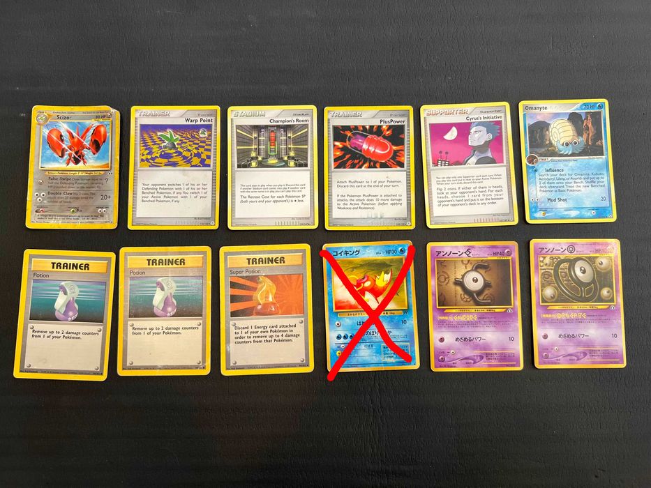 Set carti Pokemon originale vechi