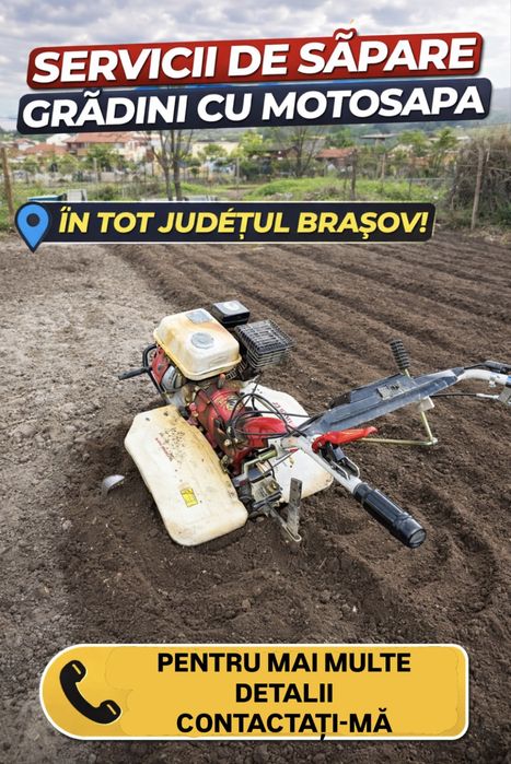 Săpat grădini cu motosapa