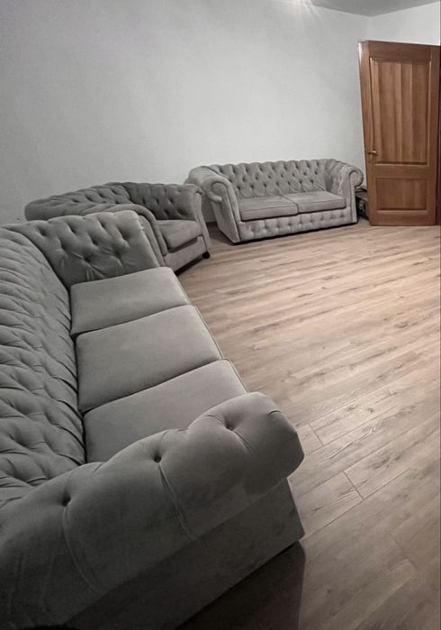 Set canapele Chesterfield Catifea 3-2-1  import Germania