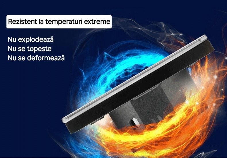 Întrerupător Touch Smart: o fază. Compatibil Alexa/Google.Control voce