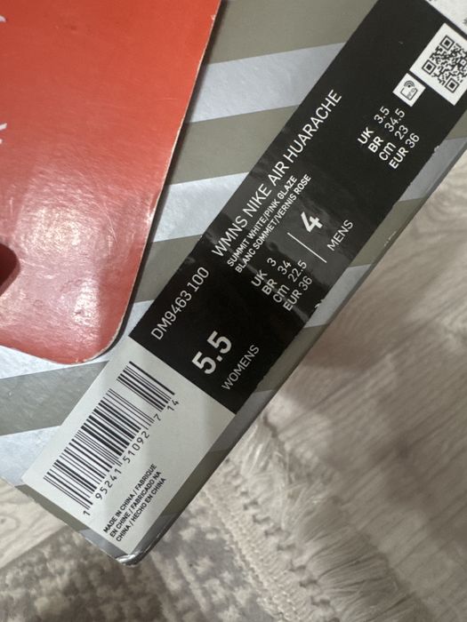 Nike air huarache 36 размер