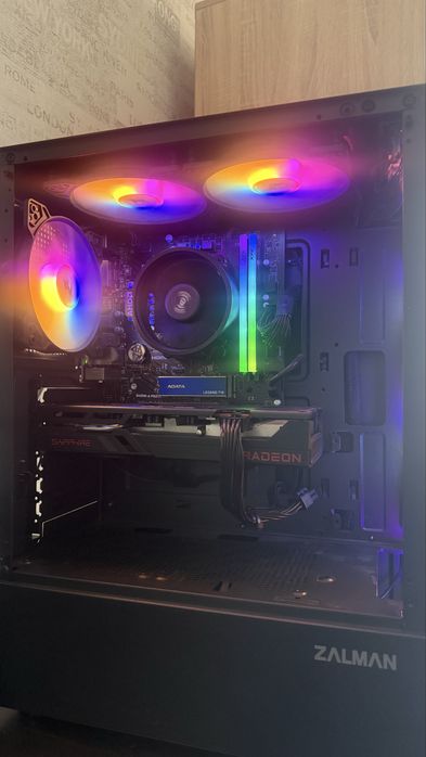Гейминг компютър AMD Ryzen 5 5500 / Sapphire RX 6600 XT / 16GB RAM
