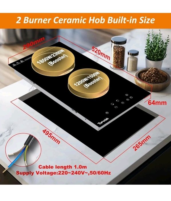 Индукционен котлон за вграждане