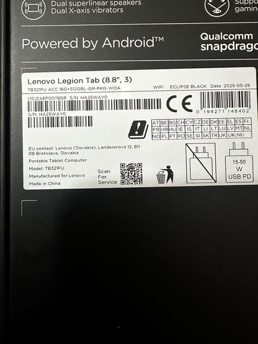 Lenovo legion tab gen 3 16gb ram