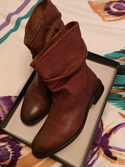 Cizme din piele naturala