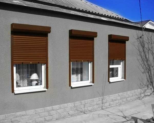 Ролл ставни на окна двери витражи