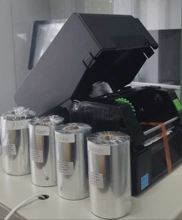 Принтер Tsc200 с лентами сатиновые, рейбоны