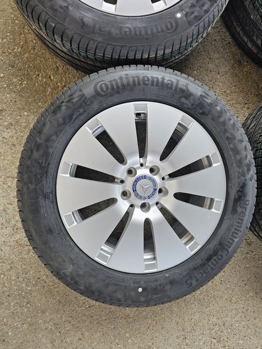 Jante Mercedes 17 "prinderea la prezoane 5X112  , cu anvelope Noi Continental 235/55/17 DOT 2026