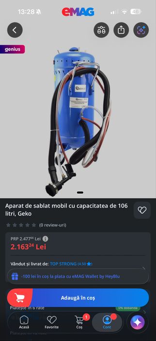 Vand aparat de sablat