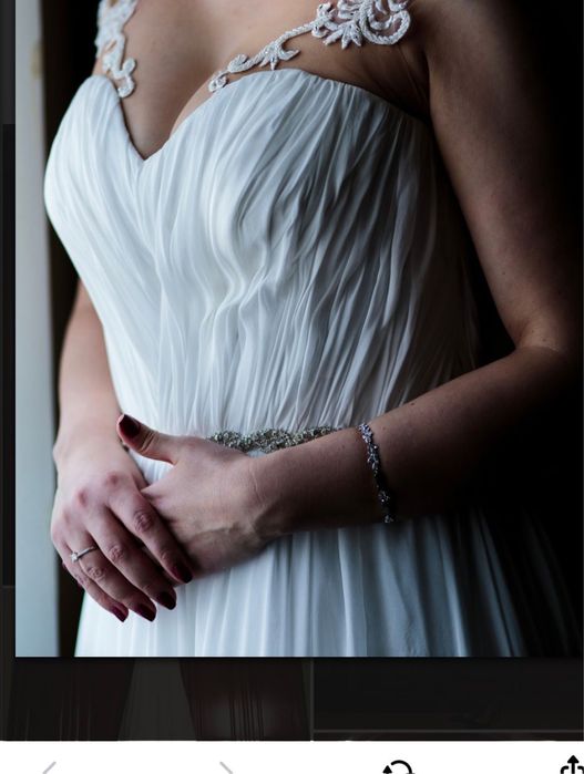 Rochie de mireasa matase Mirandi