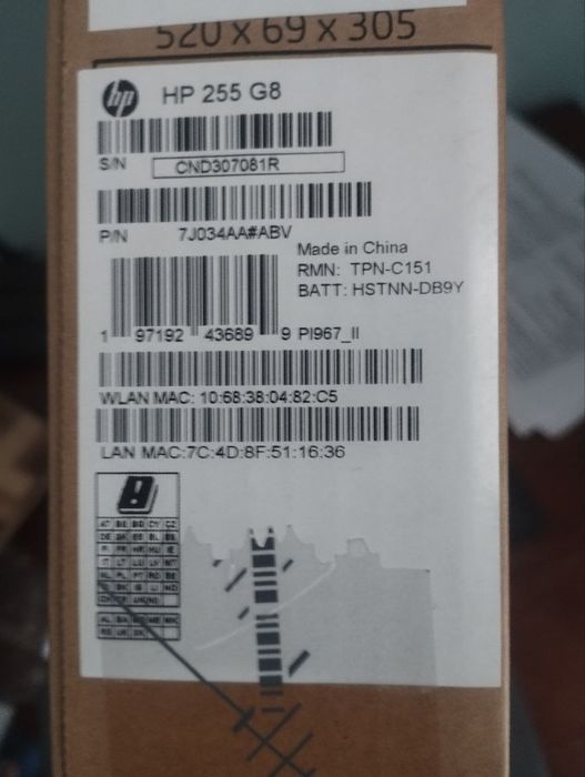 Notebook satiladi HP 256