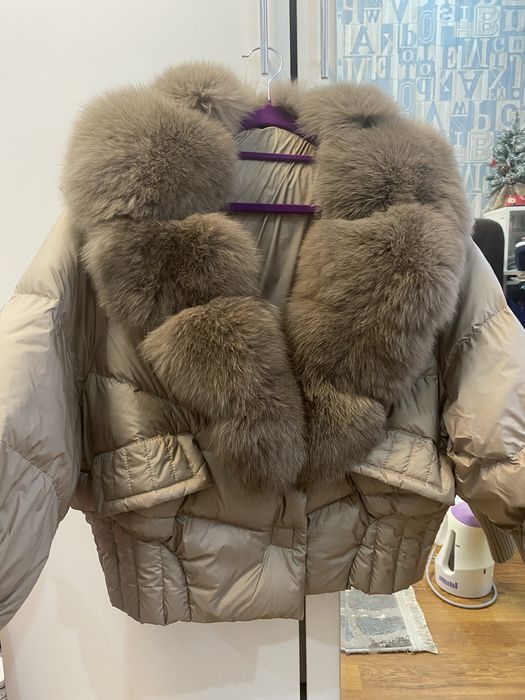 Куртка с натуральным мехом