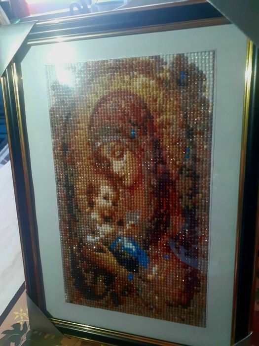 Pictura cu diamante lucrata manual 2 pe 30