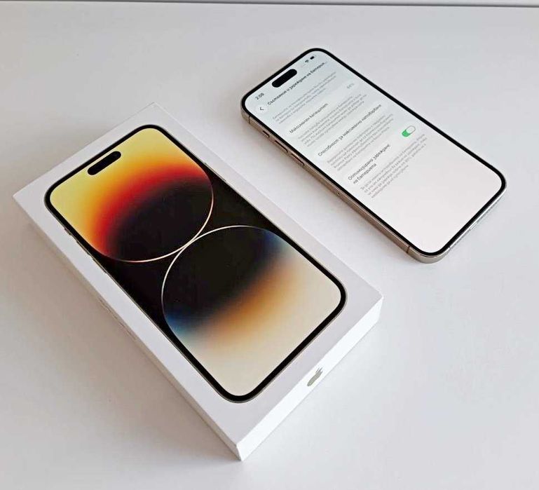 Apple iPhone 14 Pro Max 1TB (84% батерия,цвят златист)