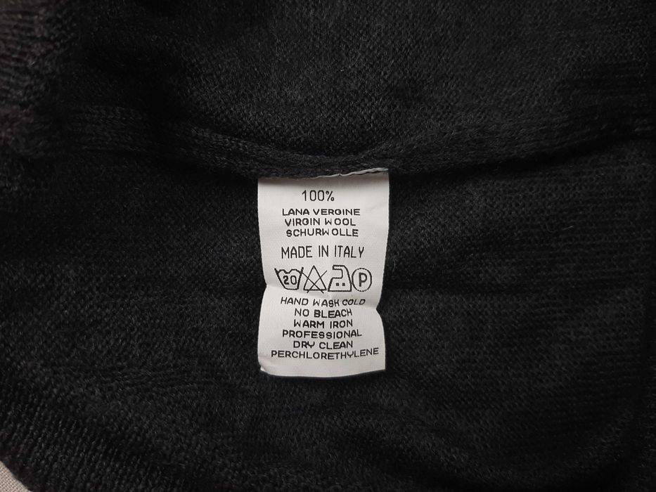 Boggi Milano - Оригинален мъжки пуловер от вълна размер 52 / L