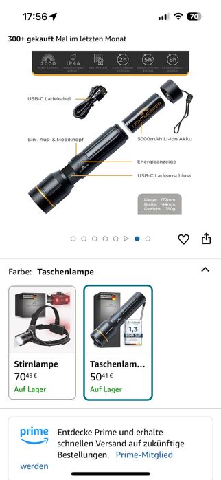 Фенер за лов,риболов,туризъм и др.