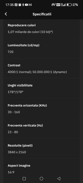 Monitor gaming 4K 108cm Philips 436M6 amanet Crangasi Lazar 54237