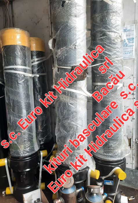 Cilindru basculare semiremorca agregate, cereale, kit basculare