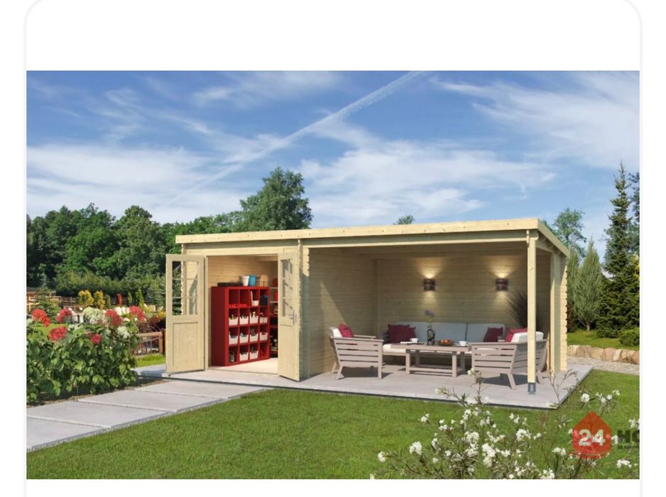 Дървена къща/градински павилион