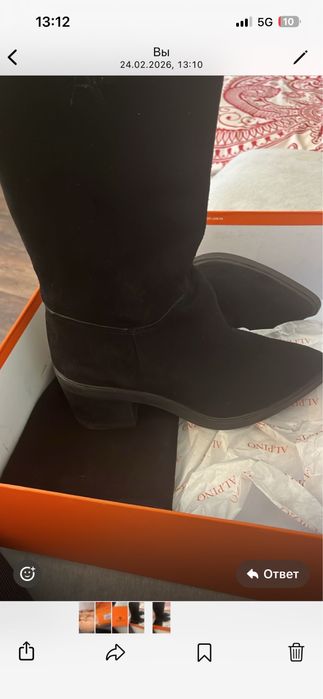 Продам сапоги новые