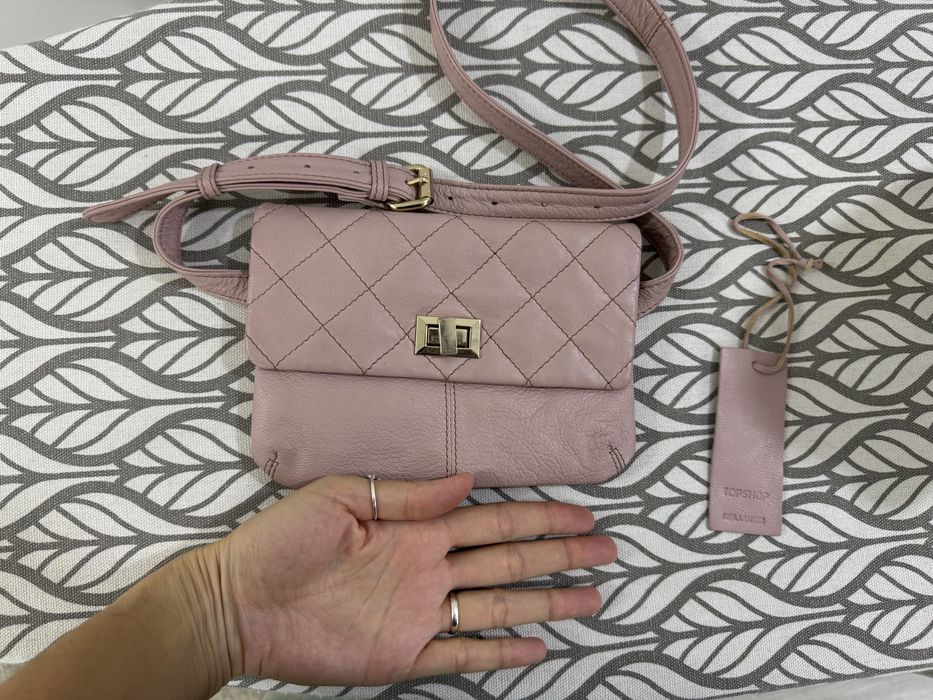 Сумка topshop кожа