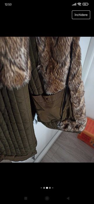 Parka cu blana Zara L