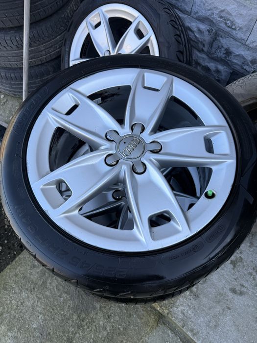 Jante 5x112 cu anvelope 225 45 R17 vara