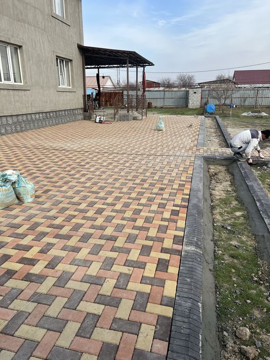 Брусчатка укладка брусчатки