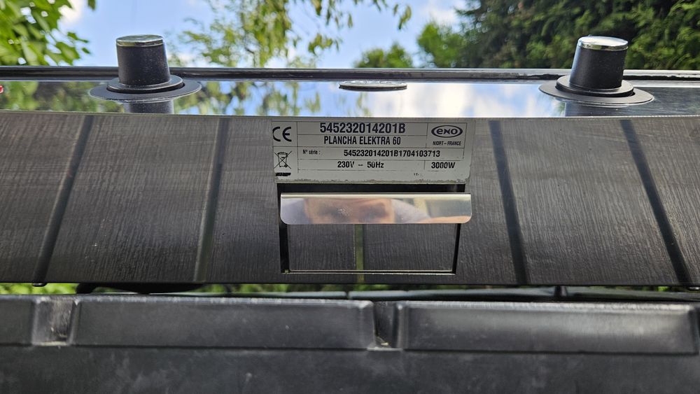 Plancha Elektra 60, електрическа, чугунена плоча за готвене