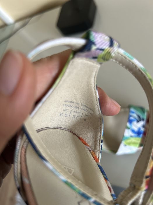 Sandale Aldo cu print cu flori, marimea 37