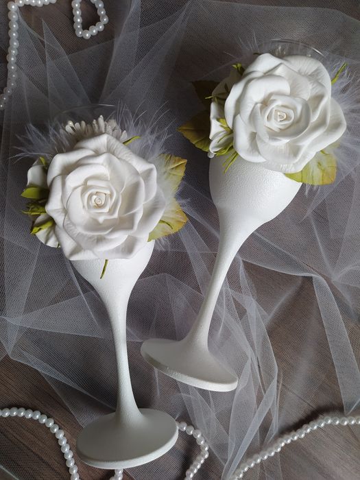 Свадебные фужеры.