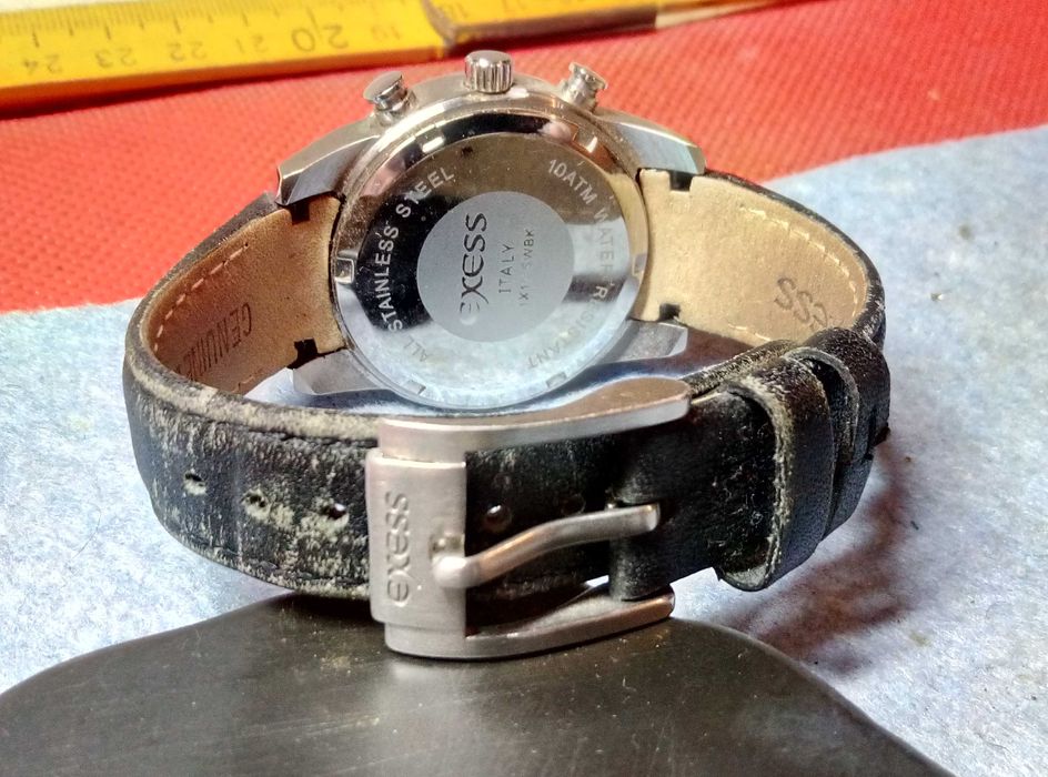 EXESS 1X10 SWBK ITALY Италиански Часовник ЕКСЕС Miyota Кварц-Механика