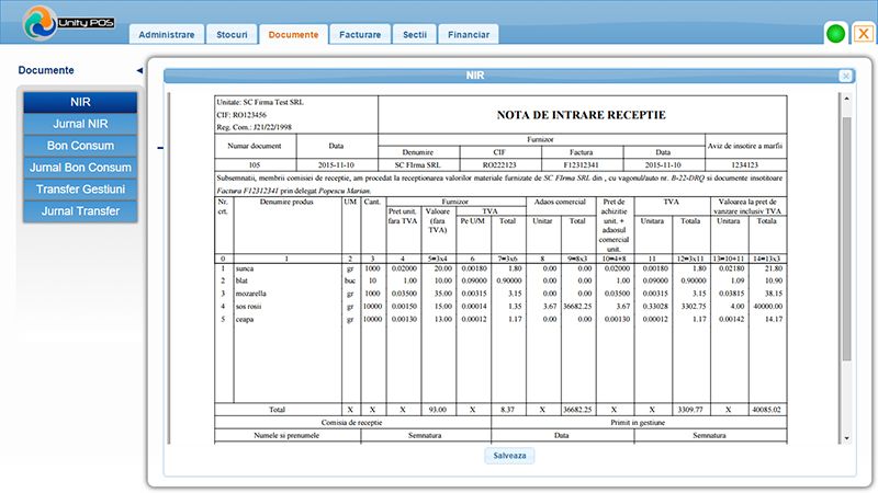 Sistem soft gestiune+Touchscreen+PC restaurant bar pub fast food truck