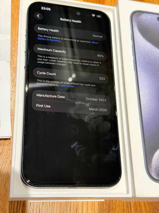 iPhone 15 Pro Max 256GB Като нов