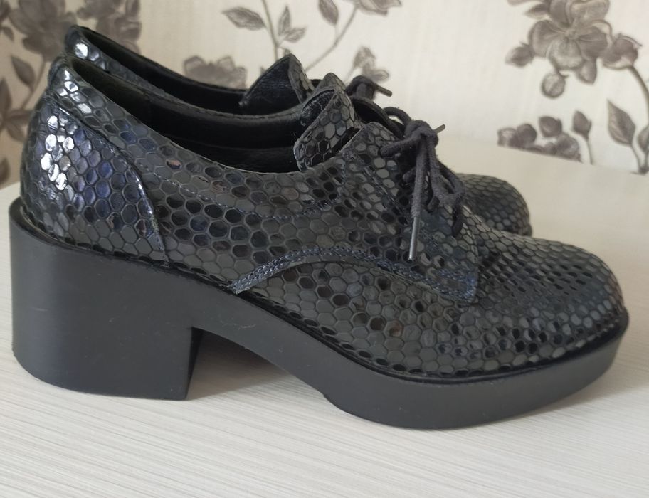 Ботинки женские кожа