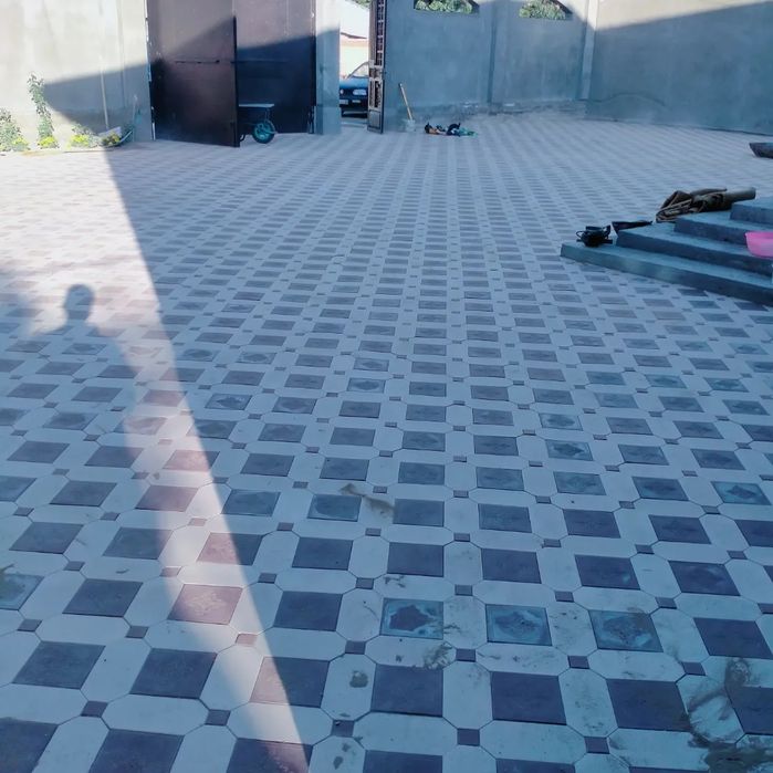 Укладка брусчатка