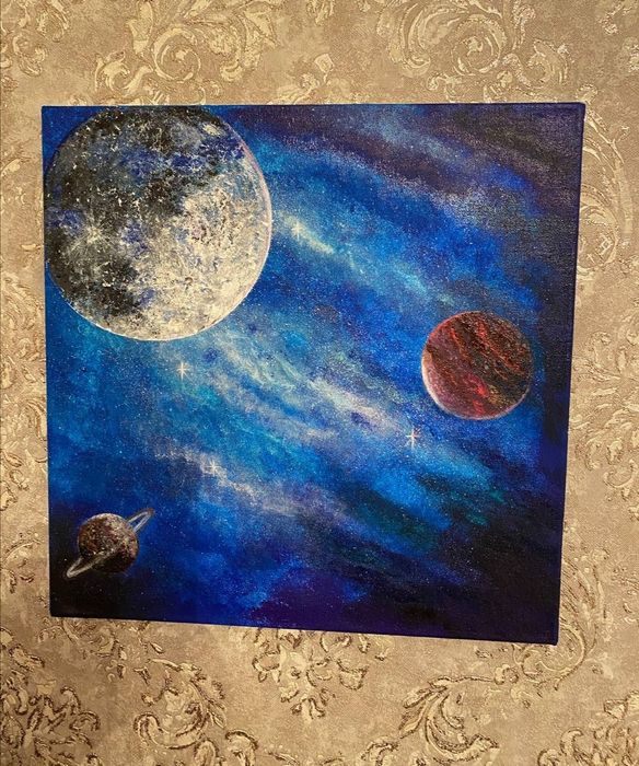 Продам интерьерную картину Космос