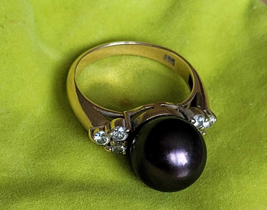 Inel Colectia Always cu diamante si perla de Tahiti