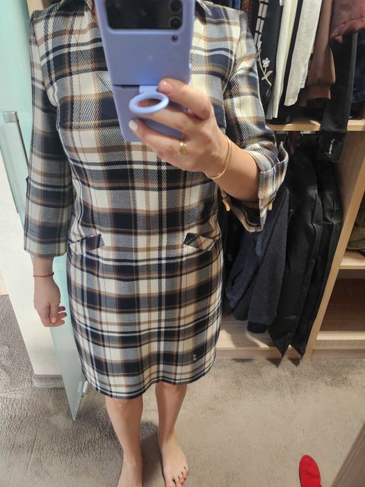 Рокля карирана Lucy размер М