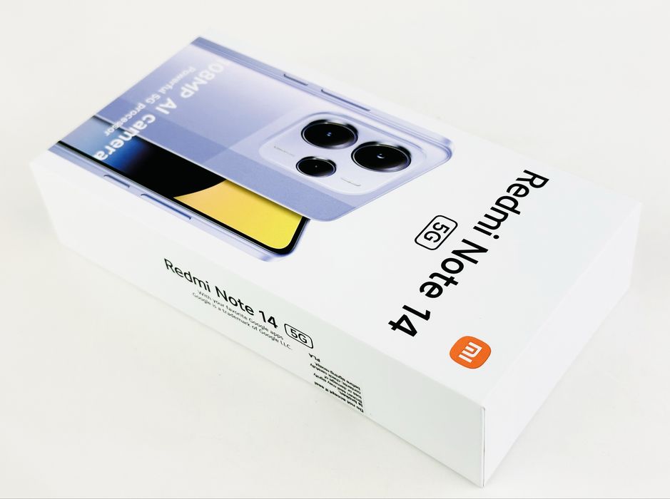 НАЛИЧЕН! Xiaomi Redmi Note 14 5G 128GB 6RAM Black 2г. Гаранция!